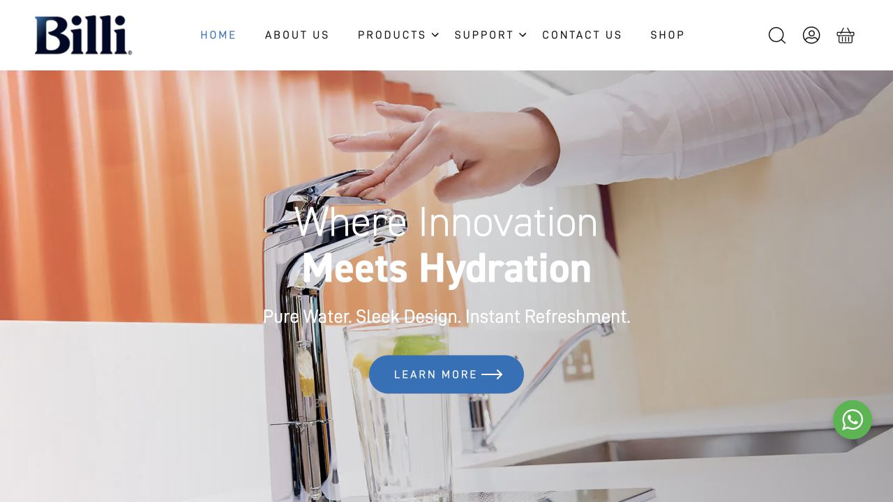 Billi Singapore website