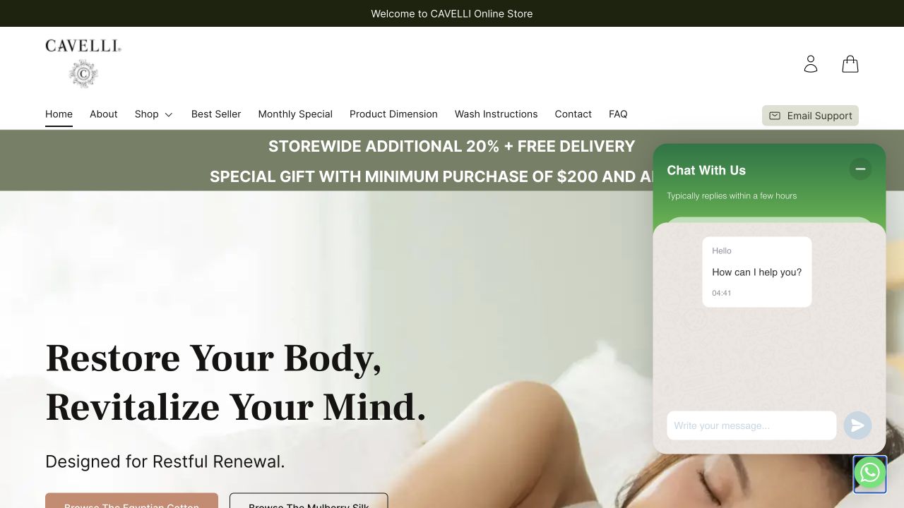 Cavelli website