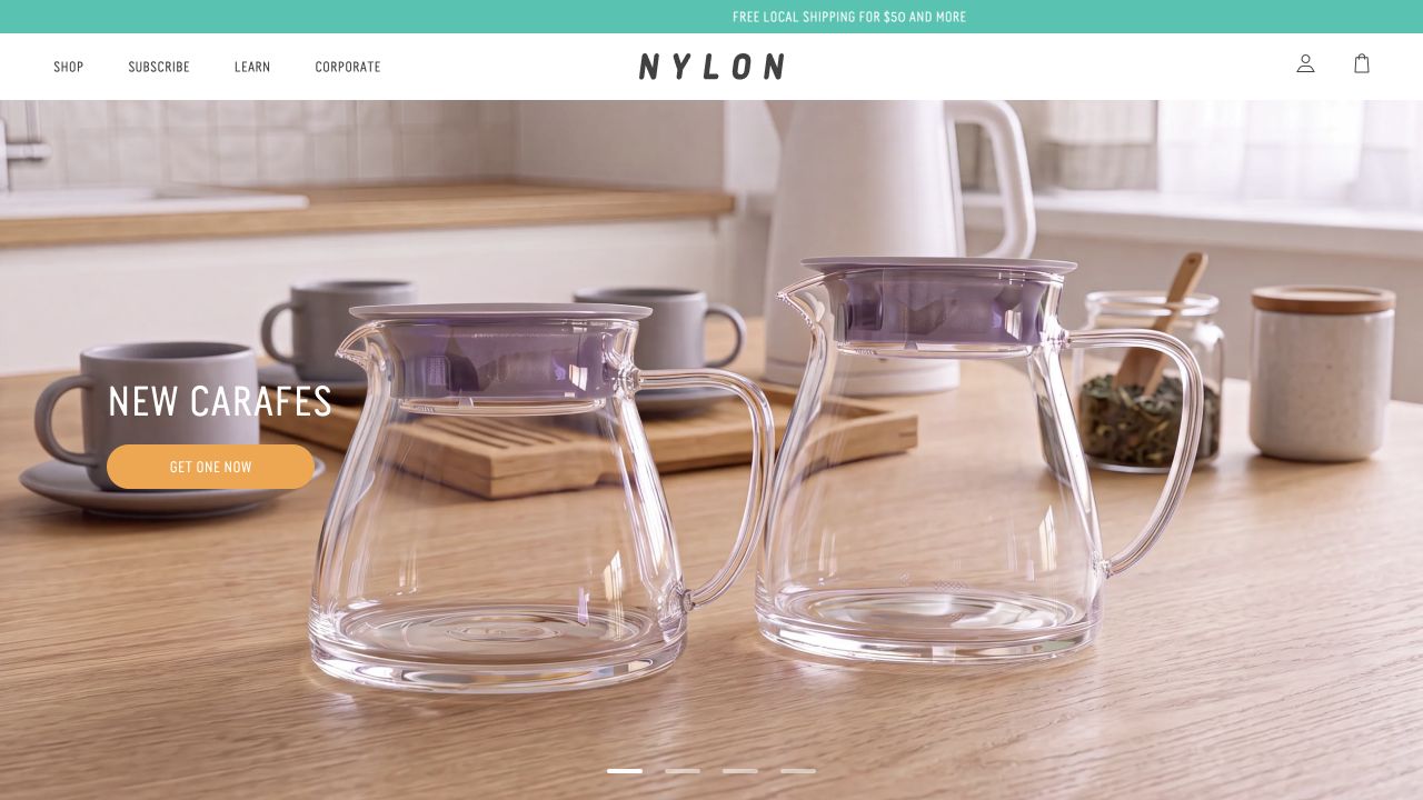 Nylon Coffee website